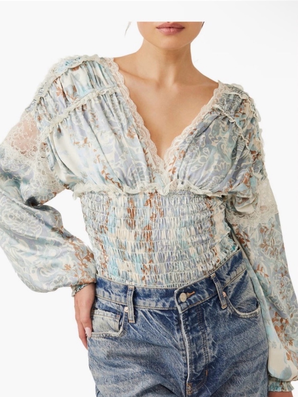 Free People Worth The Wait Bodysuit